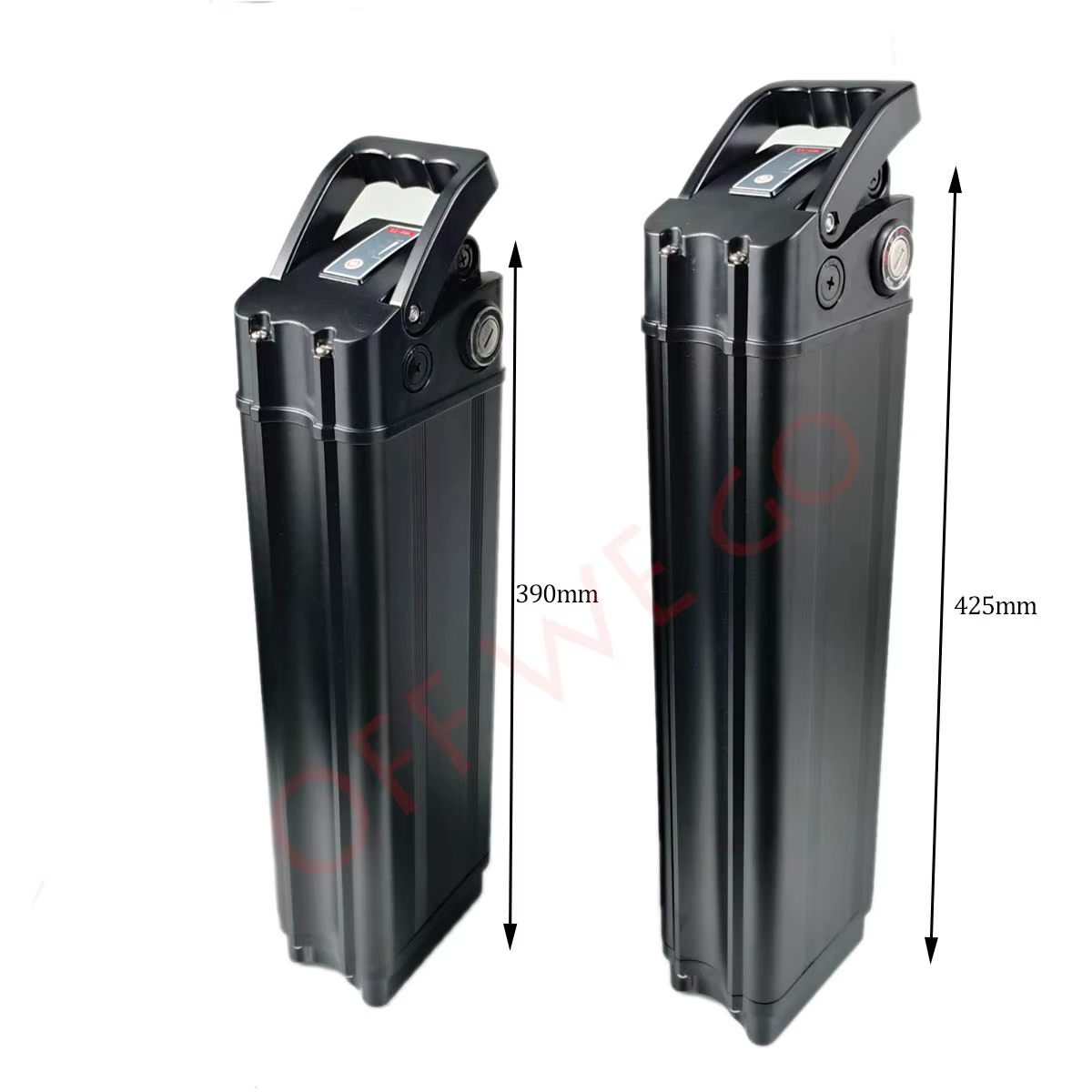 Velobecane Heybike 36V Silver Fish LI-ION batterie 8Ah 10Ah 13Ah 15Ah 18Ah 21Ah pour vélo électrique