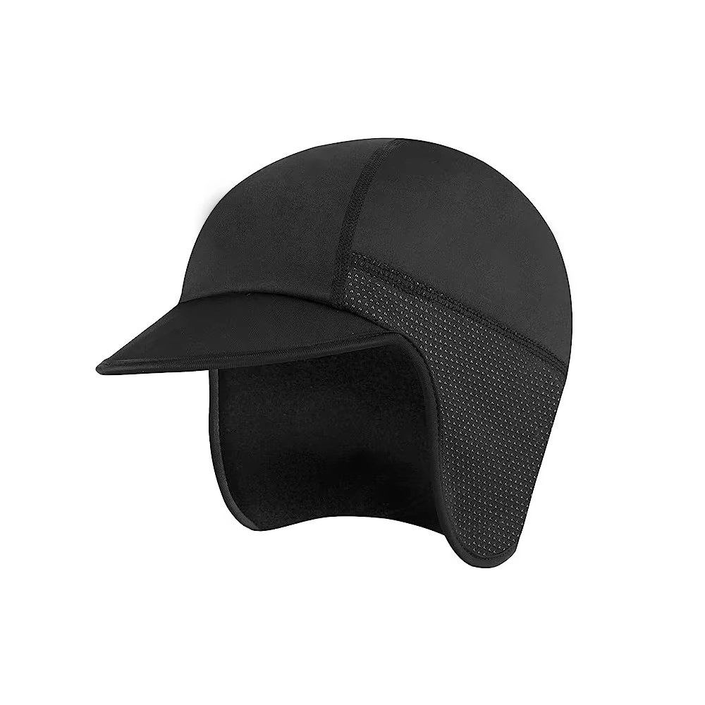 Chapeau de cyclisme pour hommes et femmes, casquette de doublure de casque coupe-vent pour course à 