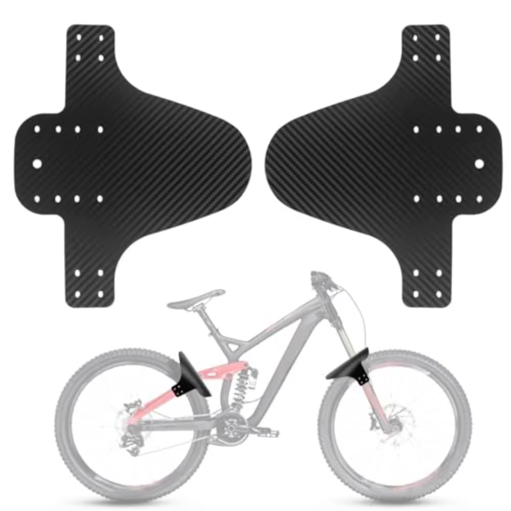 Ailes de garde-boue universelles pour vtt, 2 pièces, avant et arrière, avec 12 attaches, protections
