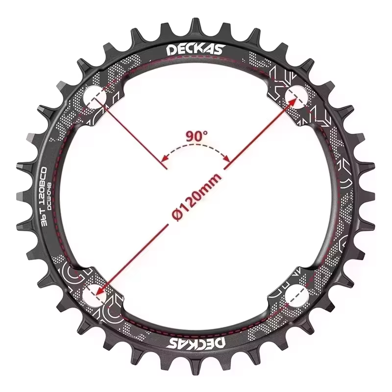 Plateau de vélo rond pour pédalier SRAM X5/X7/X9, 120BCD, décodeurs de diamètre de plateau, 120mm, 3