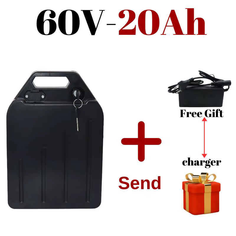 Pour Harley 60V 30Ah-50Ah deux roues pliable Citycoco scooter électrique moto électrique 18650 charg