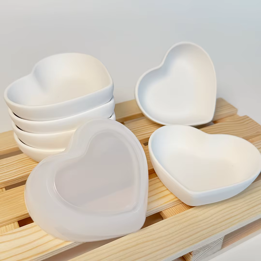 Moule en silicone en forme de cœur pour cadeaux de bricolage et projets d'artisanat – Parfait pour l