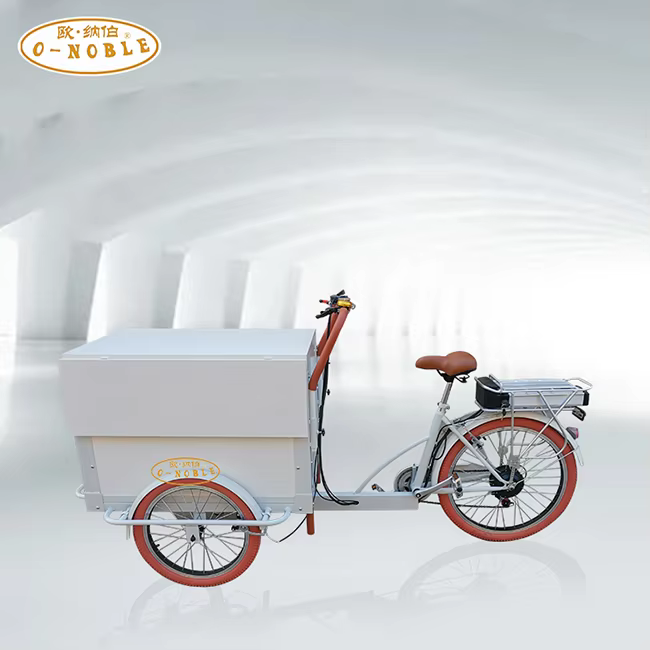 Tricycle à café diversifié, vélo mobile, version à pédale