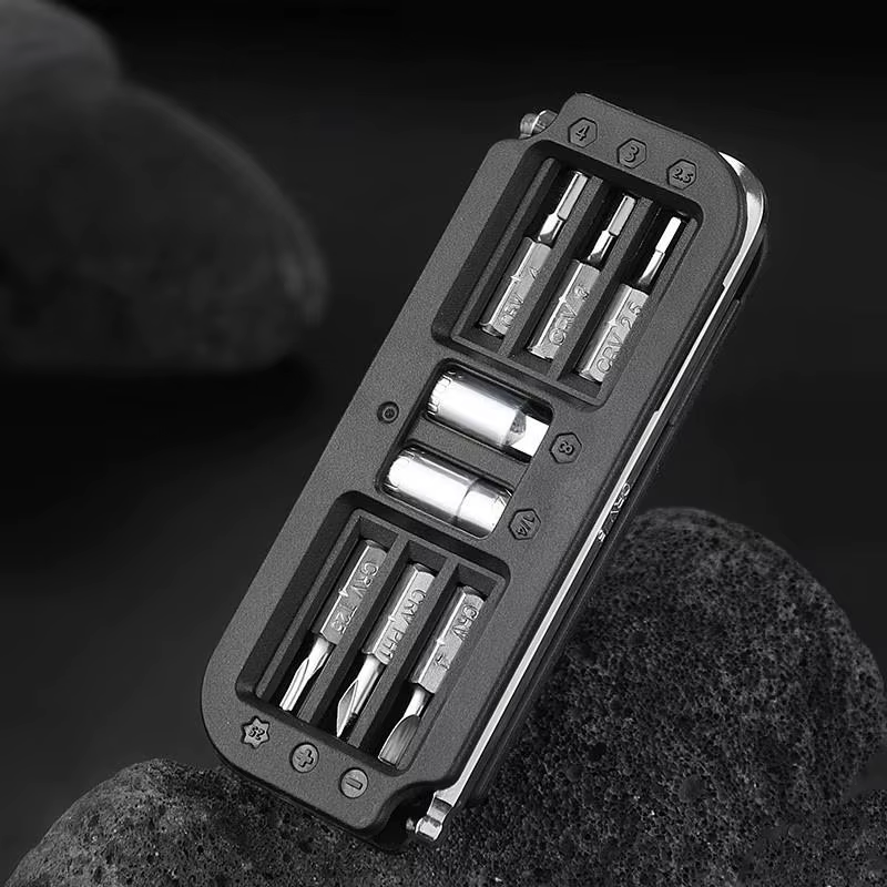 Kit d'outils de réparation de vélo 10-en-1 avec clé hexagonale, ensemble multifonctionnel d'entretie