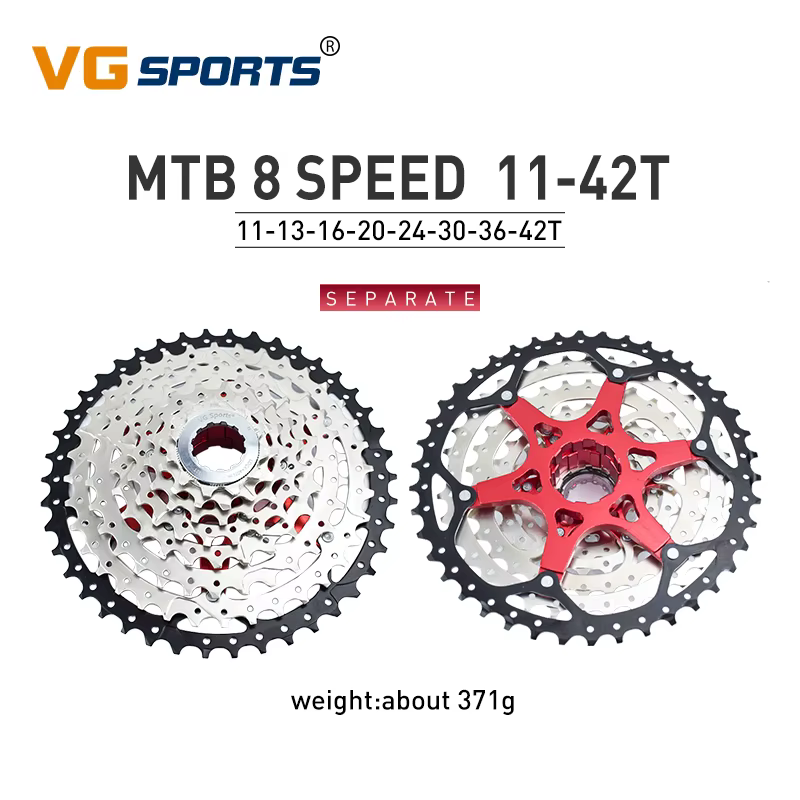 VG SPORTS-Cassette VTT, 8 vitesses, 9 vitesses, 10 vitesses, 11 vitesses, 12 vitesses, 40T, 42T, 46T