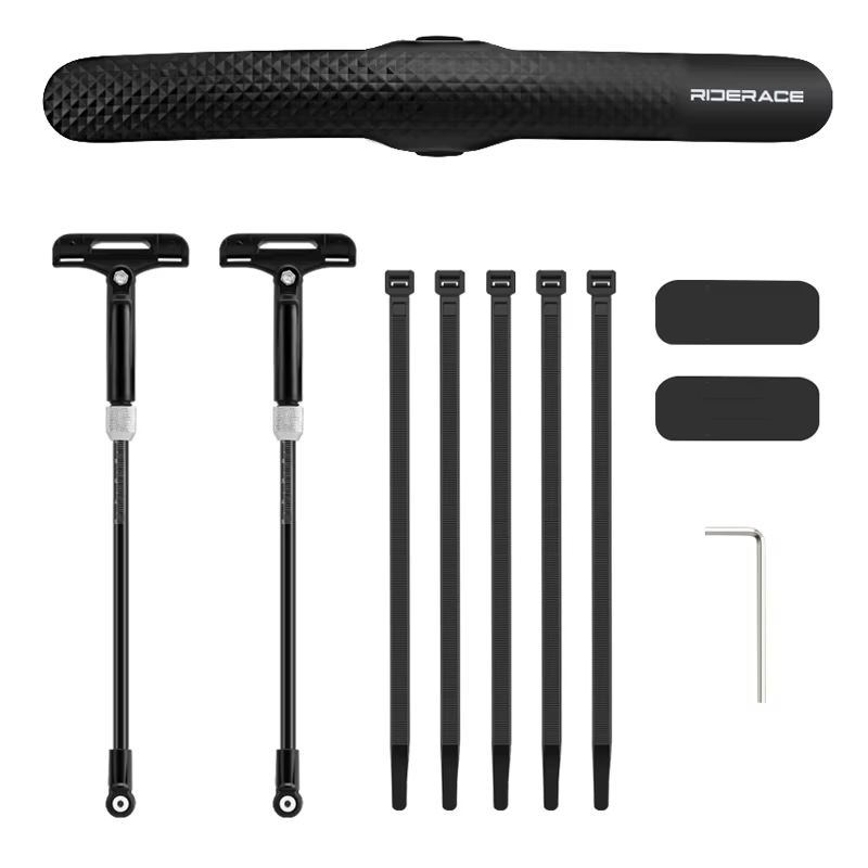 Garde-boue de vélo de montagne RIDERACE, large, à fixation rapide, durable, pour roue avant et arriè