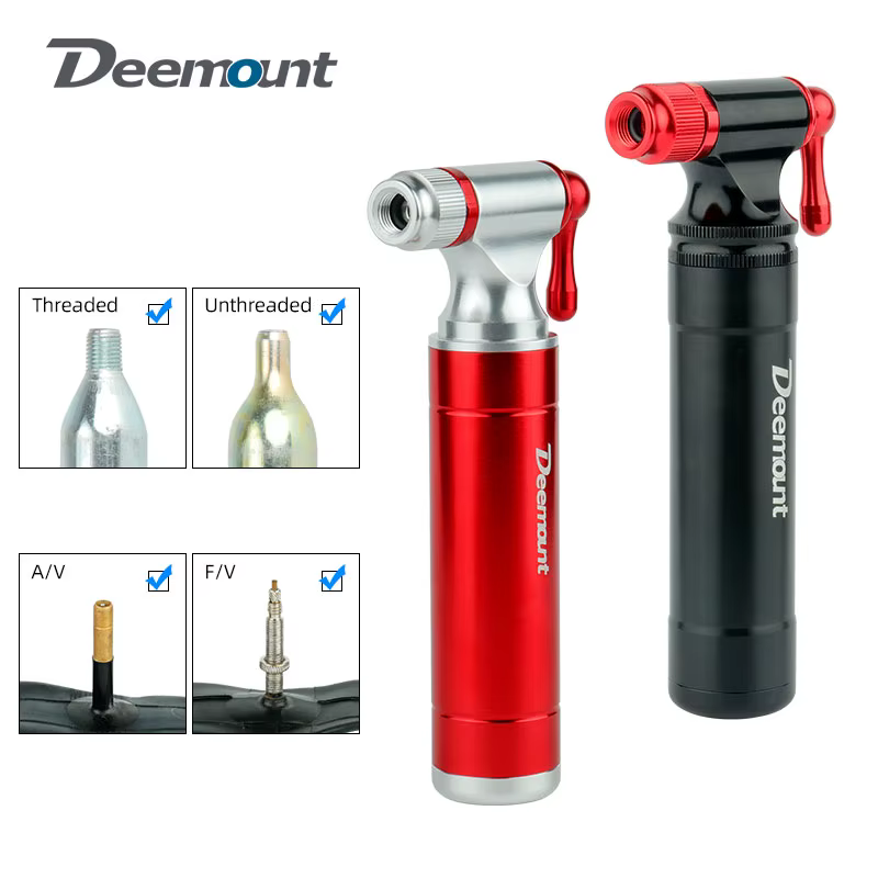 Gonfleur de CO2 pour vélo, compatible avec Valve de Scrader Presta, pneu de route vtt, pompage rapid