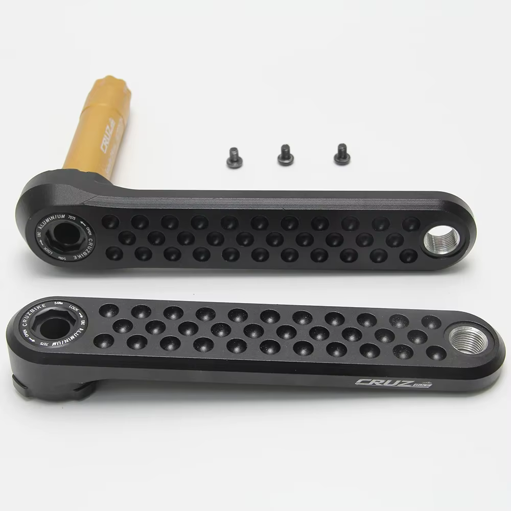 Pédalier de vélo de route, pédalier en alliage d'aluminium ultra-léger, adapté à Brompton, 155 mm, 1
