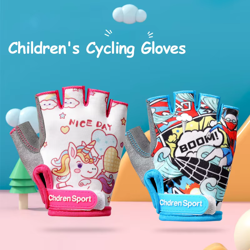 Gants d'été pour enfants, sport, vélo, garçon et fille, cyclisme, Anti-usure, entraînement de patina