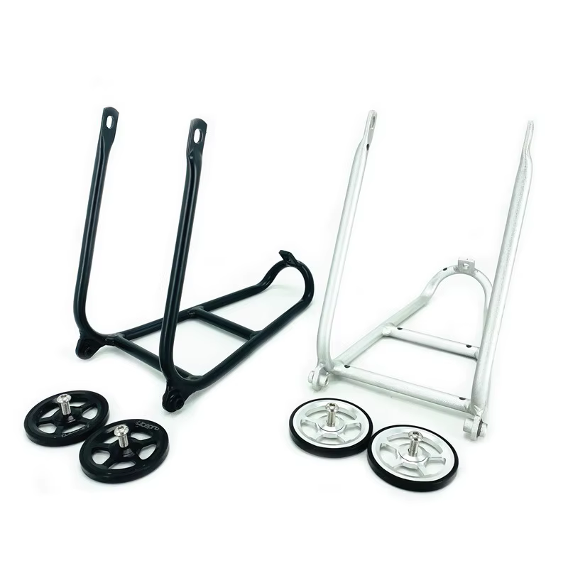 Brompton – porte-bagages arrière pliant en alliage d'aluminium, pour vélo, Type Q, Mini porte-bagage