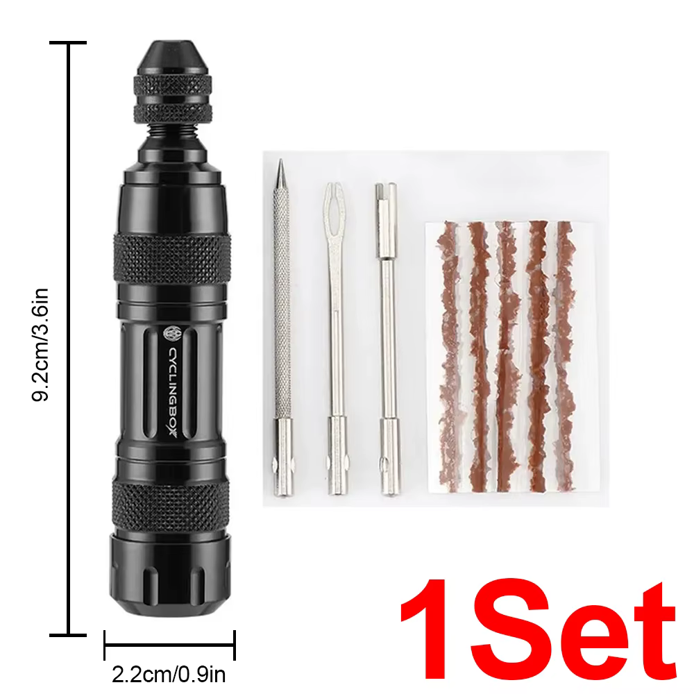 Kit d'outils de réparation de pneus de vélo pour vélo Scooter vtt Kit de réparation de vélo de route