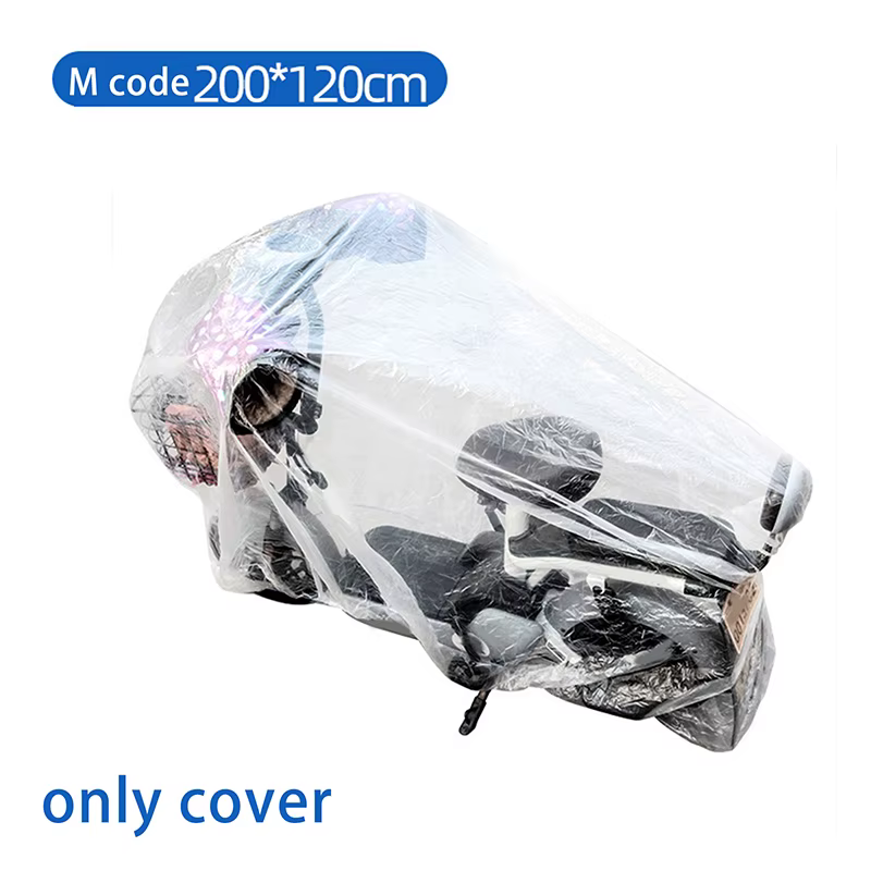 Housse de protection transparente pour vélo, housse d'extérieur résistante à l'eau pour moto et scoo