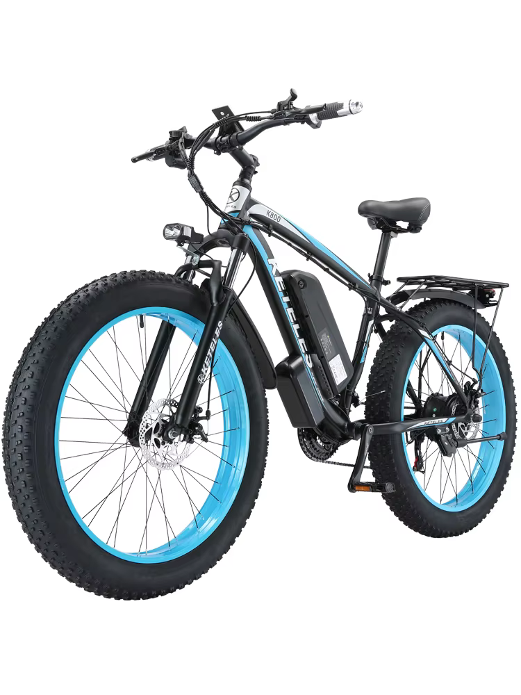 EllTELES-Vélo Électrique K800 de Haute Qualité, 1000W, 13Ah, 27MPH, Livraison Rapide