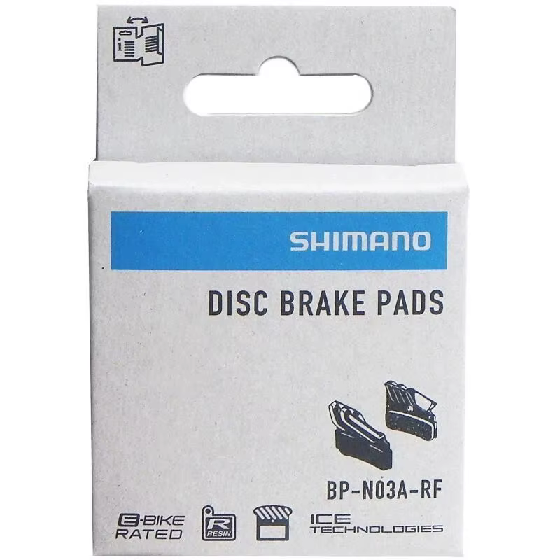 Plaquettes de frein en résine Shimano BR-M9120 N03A avec ailettes et ressort PASTIGLIE FRENO SHIMANO