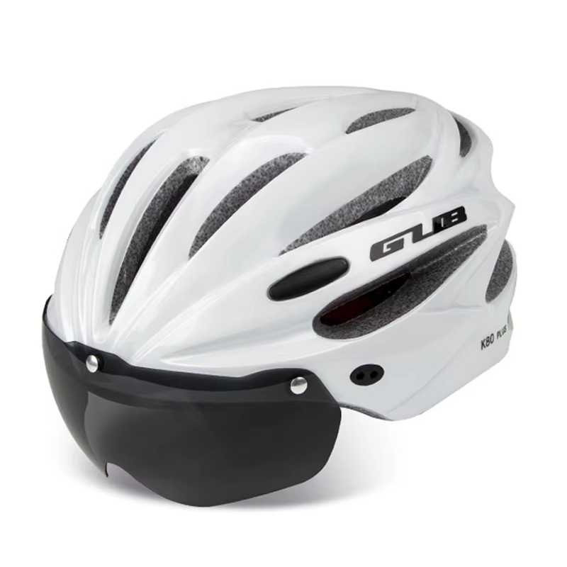 Casque de vélo GUB avec lunettes magnétiques coupe-vent casque de vélo lunettes à bord intégré casqu