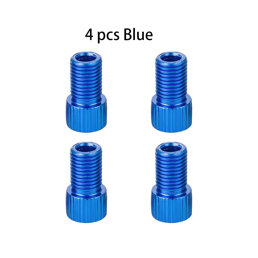 Valve de vélo en aluminium 10 couleurs, convertisseur PRESTA vers SCHRADER, adaptateur de Valve de v