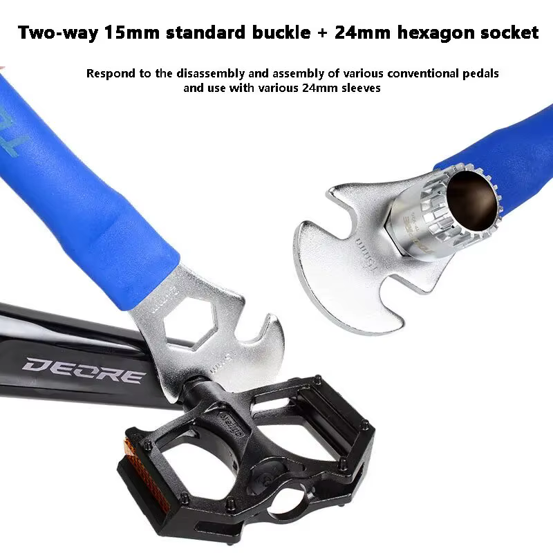Clé de retrait de pédale de vélo de montagne, outils de réparation de démontage de vélo, outils de d