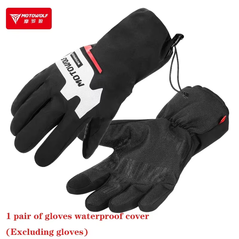 Housse de gants de cyclisme pour moto d'hiver, imperméable, imperméable, coupe-vent, chaud, équipeme