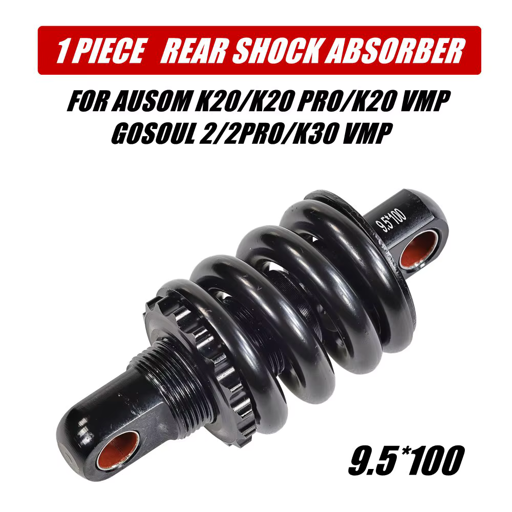 Amortisseur arrière 9,5*100 pour trottinette électrique AUSOM K20 PRO LALUZ 2 PRO GOSOUL 2 2 PRO K30