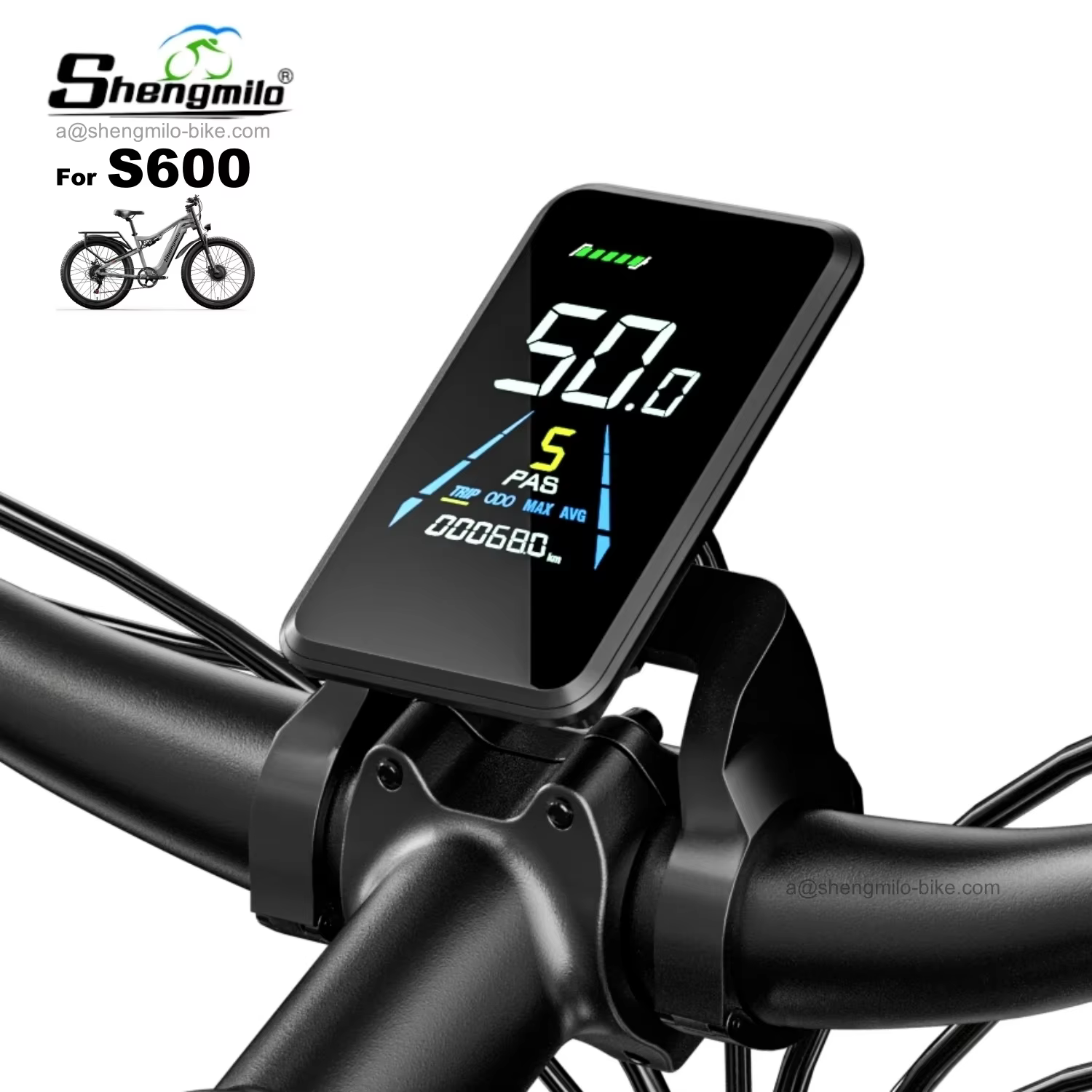 Yolin YL81F ordinateur de vélo Intelligent affichage LCD odomètre pour vélo électrique Shengmilo S60