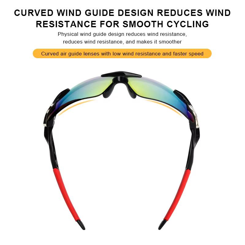 RIDERACE Sport Hommes Lunettes De Soleil Route Vélo Lunettes De Montagne Cyclisme Équitation Protect