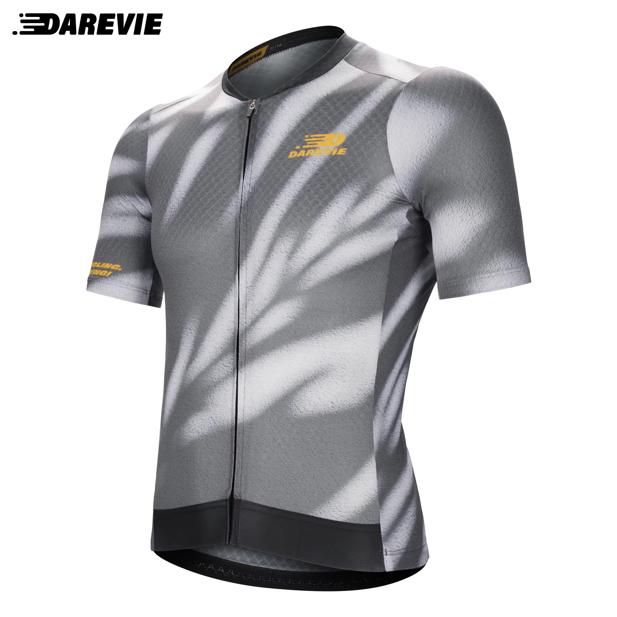 DAREVIE Maillot de cyclisme respirant Shadow pour homme, séchage rapide, petite taille, niveau d'ent