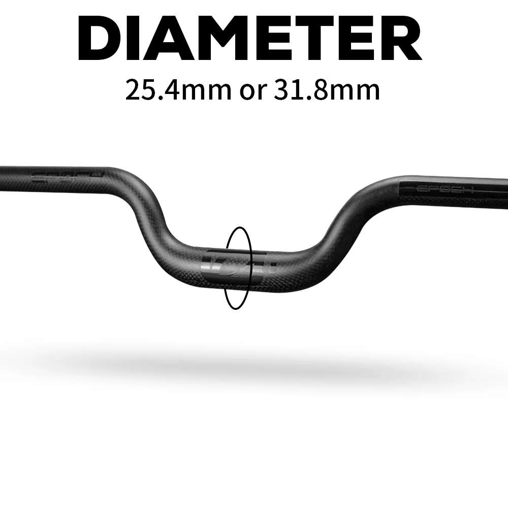 ULLICYC guidon de vélo pliant Ultra léger guidon BMX guidon pour enfants rehaussant 25.4mm/31.8mm 3K