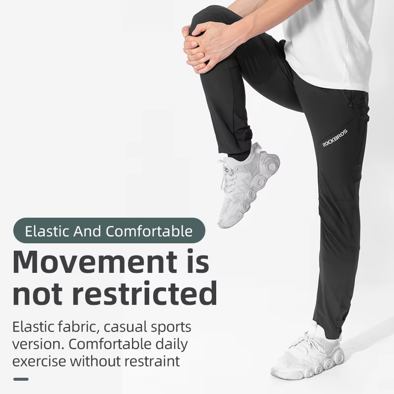 ROCKBROS-Pantalon de cyclisme respirant à séchage rapide, pour vélo de route et VTT, printemps été