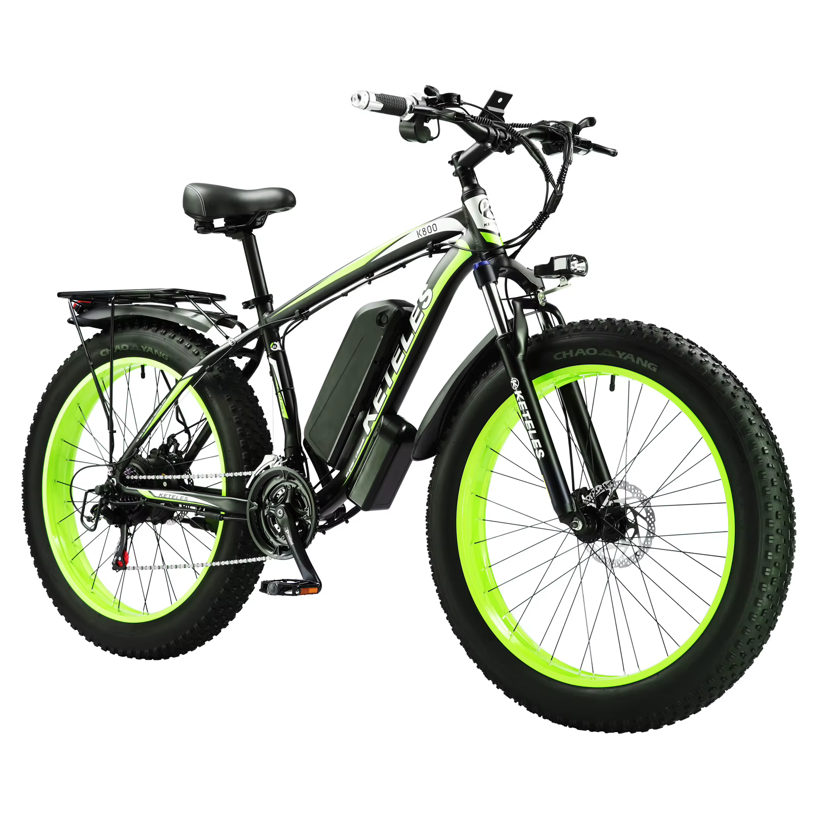 EllTELES-Vélo Électrique K800 de Haute Qualité, 1000W, 13Ah, 27MPH, Livraison Rapide
