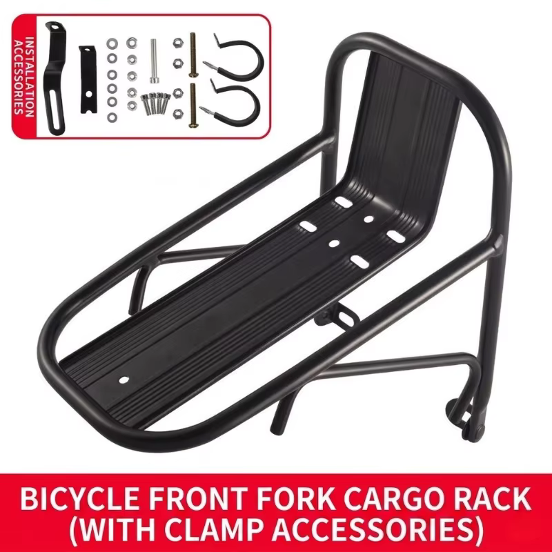 Porte-bagages avant en alliage d'aluminium pour VTT et vélo de route, support de bagages pour frein 