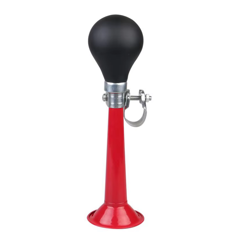 Klaxon à Air en métal pour vélo, trompette, ampoule en caoutchouc à presser, sonnerie de vélo