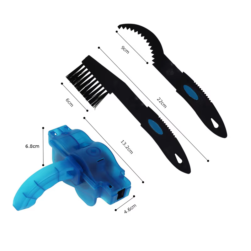 Ensemble de nettoyage de chaîne de vélo, Kit de nettoyage de vélo, outil de nettoyage de cyclisme en