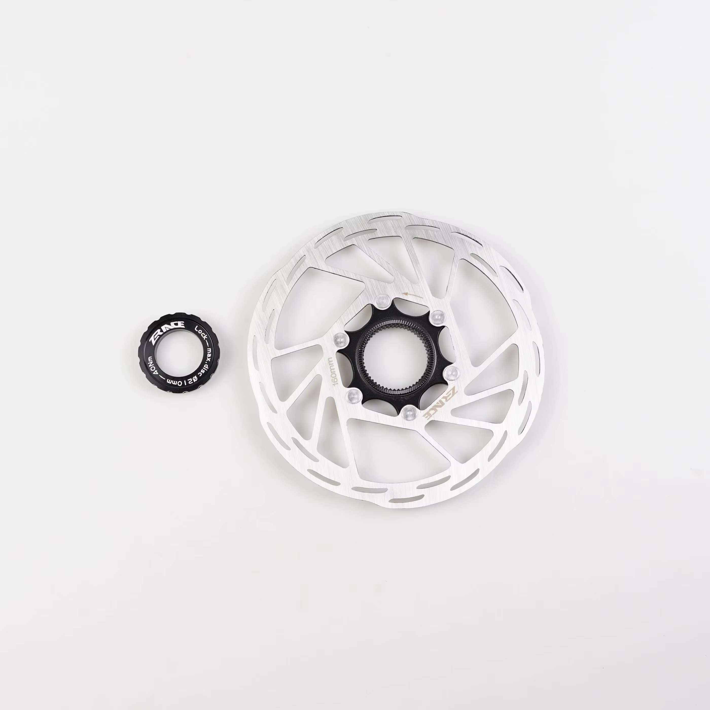 ZRACE-Frein à disque à verrouillage central pour vélo de route et VTT, dissipation thermique, rotor