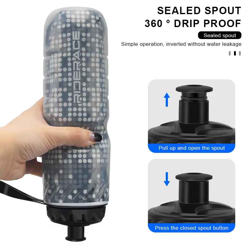 Bouteille d'eau de vélo double couche thermique garder chaud froid Portable vtt vélo de route Sport 