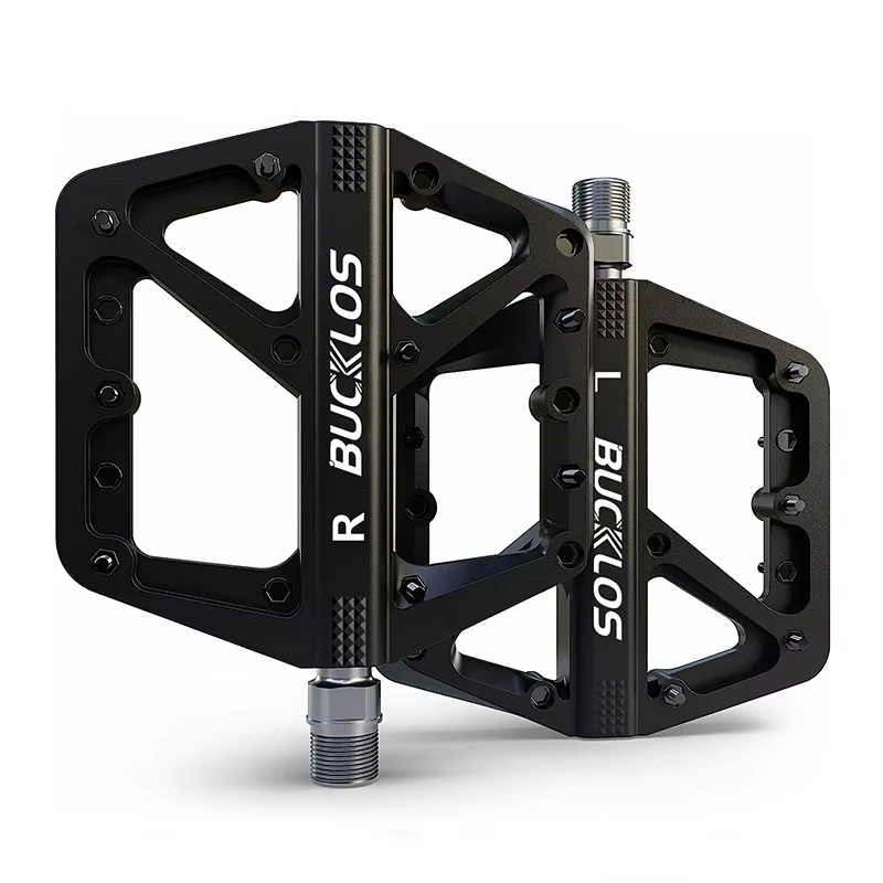 BUCKLOS VTT pédales 9/16 "roulement scellé plat vtt pédales léger en Fiber de Nylon vélo de route pé