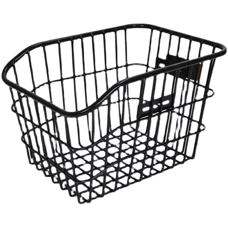 ♥ Panier de rangement de fil arrière de vélo, panier de chargement de vélo en métal Durable, organis