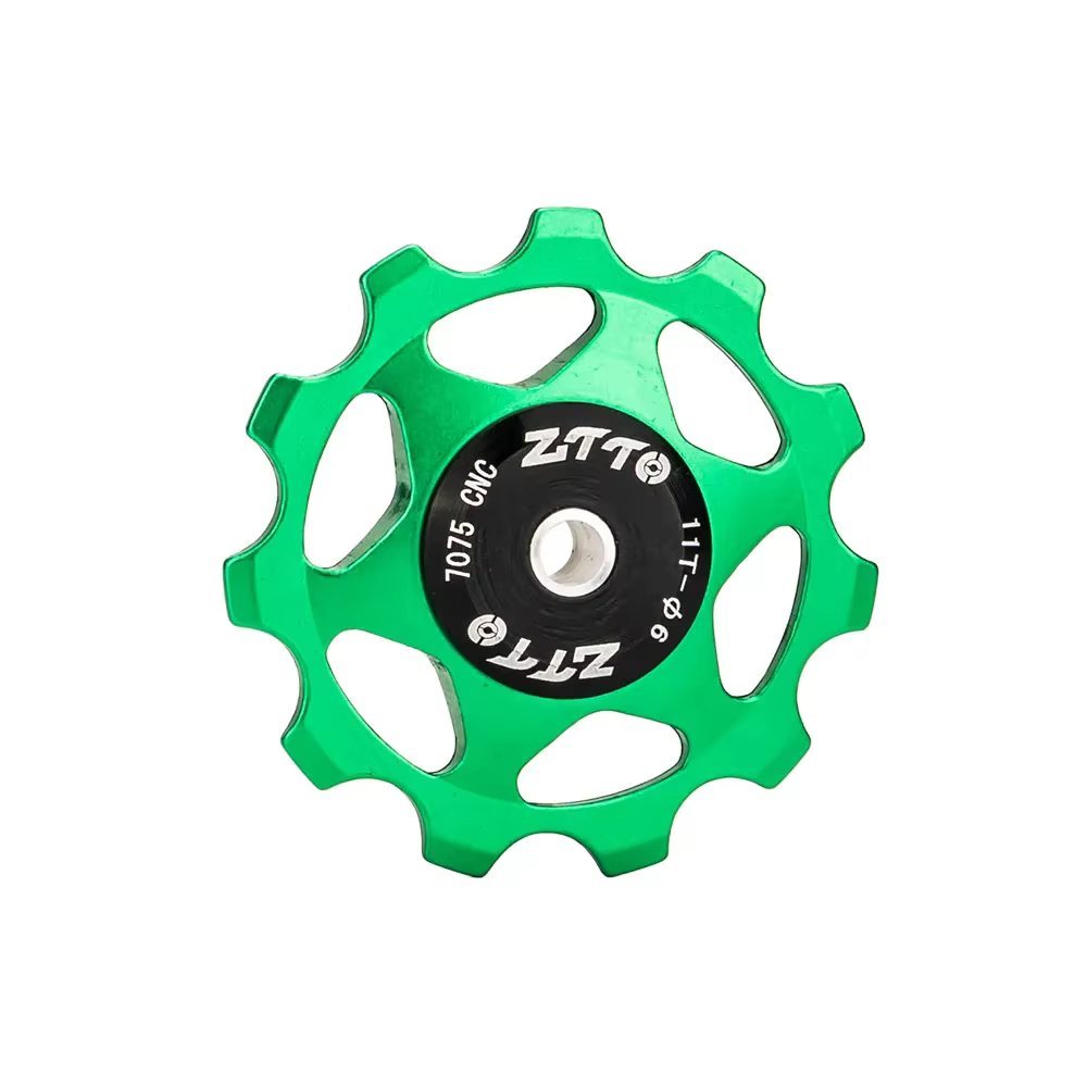 Dérailleur arrière de vélo vtt 11T, roue Jockey, poulie à roulement en acier CNC, rouleau de guidage