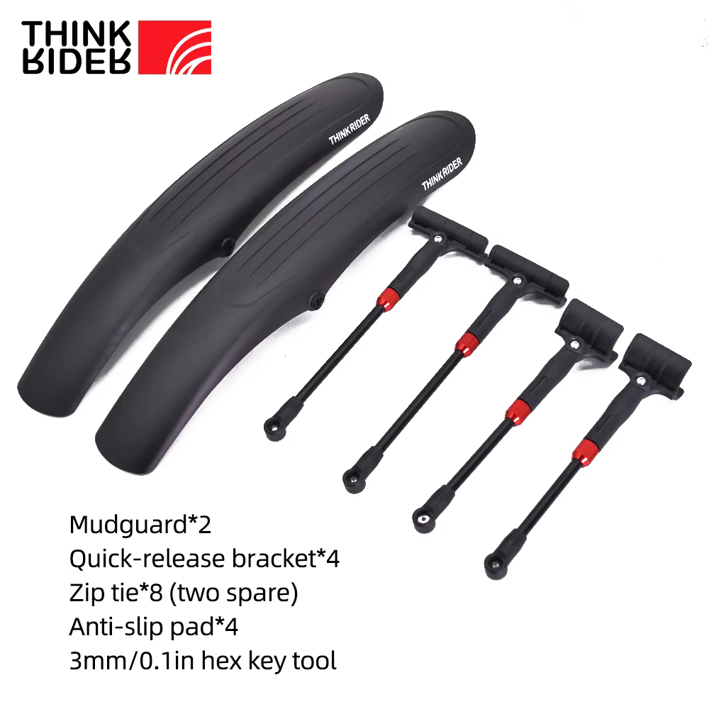 ThinkRider 26-29 pouces VTT garde-boue élargir dégagement rapide Durable Installation innovante gard