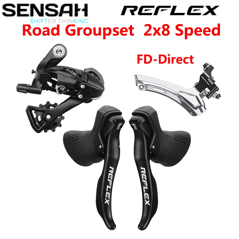 SENSAH REFLEX levier de vitesse de vélo de route 2x8 vitesses dérailleur arrière dérailleur avant So
