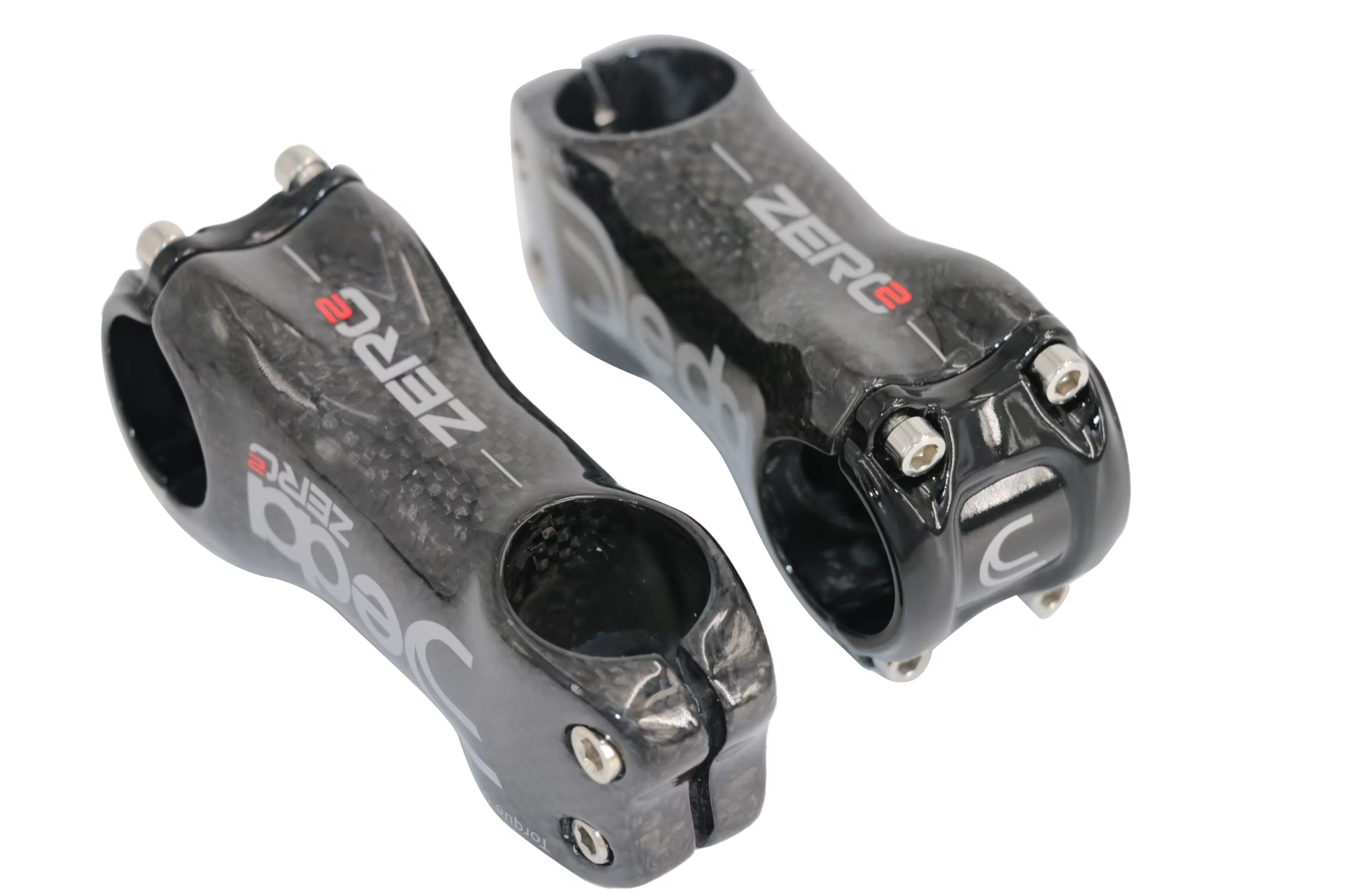 Tout nouveau JEDA argent 6 17 Angle route carbone tige de vélo 31.8*70-130mm 6 17 degrés VTT tige en