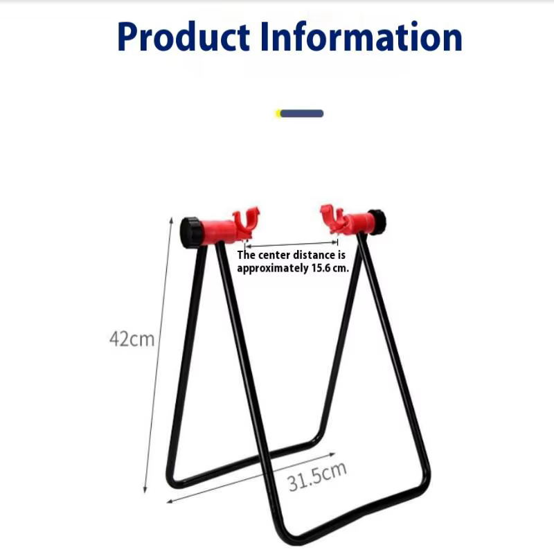 Support de stationnement Vertical triangulaire pour vélo de route, cadre de réparation en forme de U
