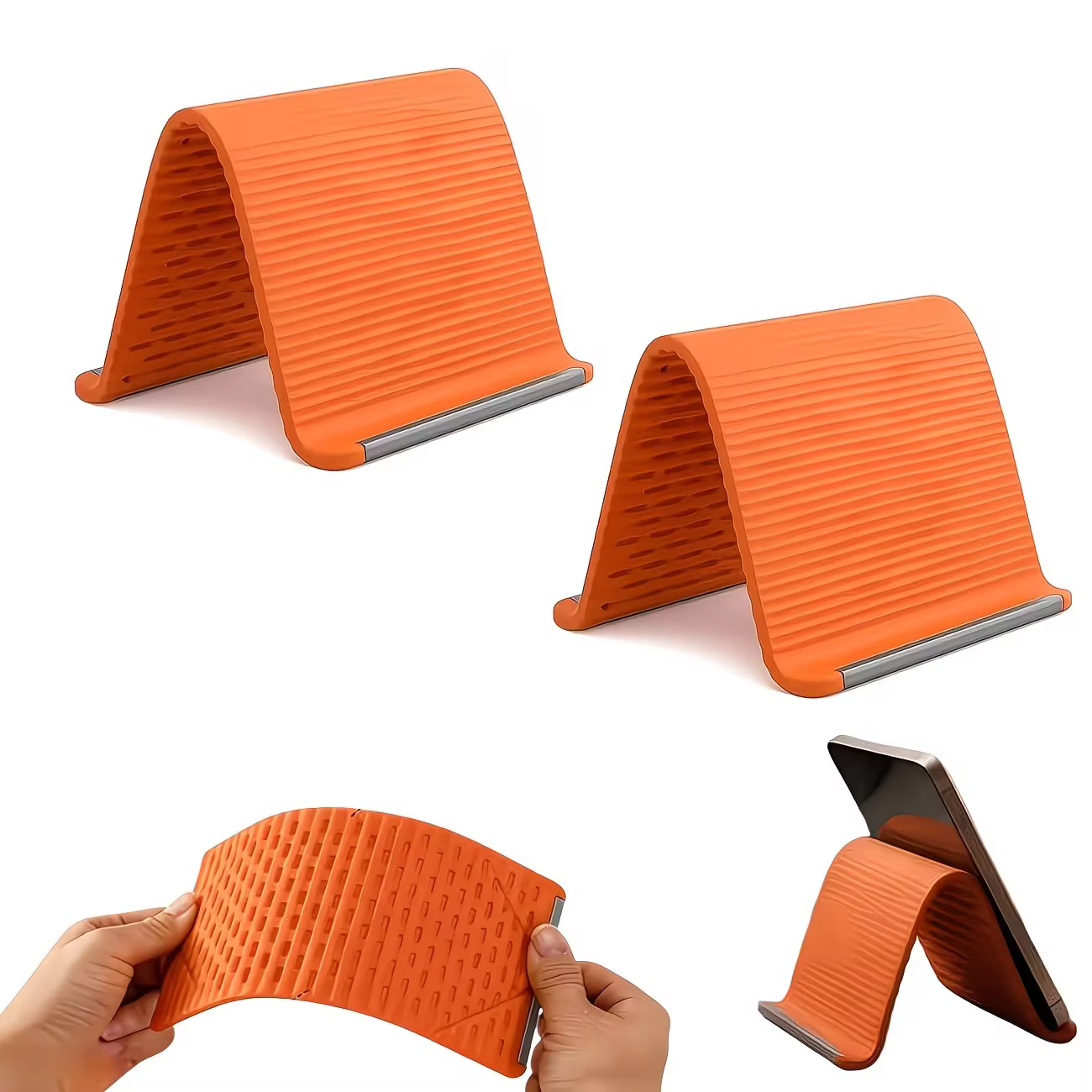Support pliable, offrant un support flexible et des fonctions de pliage. Un appareil à usages multip