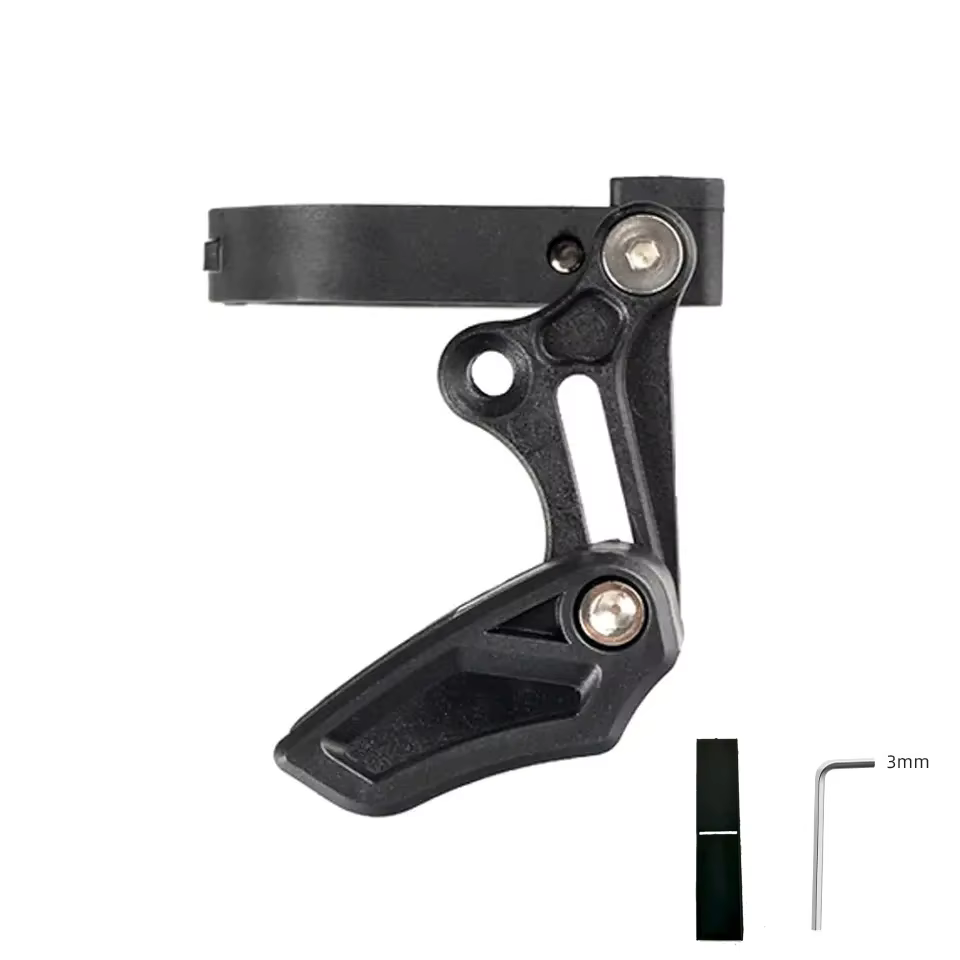 Guide de chaîne de vélo de montagne réglable, Durable, vitesse unique, couvercle de protection contr