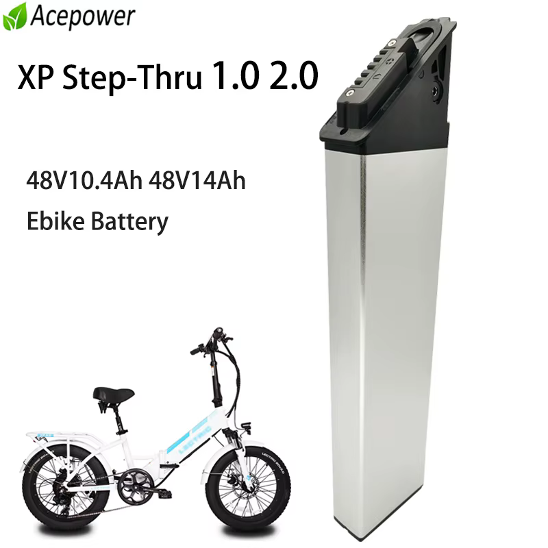Batterie longue portée pour vélo électrique XP Step-Thru Ebike, 48V, 14Ah, 10,4 Ah, 1.0, 2.0