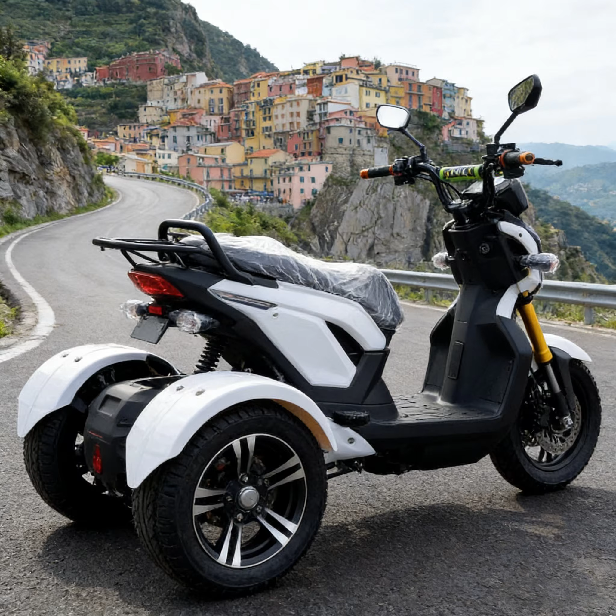 Tricycle électrique tout-terrain pour adultes |   Tricycle électrique puissant à 3 roues et tricycle