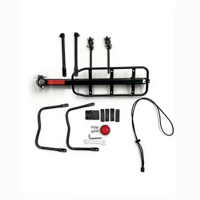 Support de sacoche de vélo pour porte-bagages, compatible avec les VTT de 20 à 29 pouces et les vélo