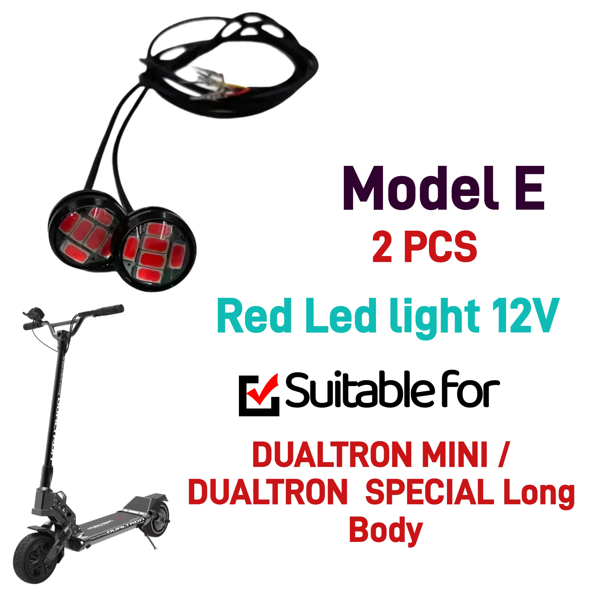 Pièces de rechange pour trottinette électrique Dualtron Mini : carte de circuit imprimé LED original