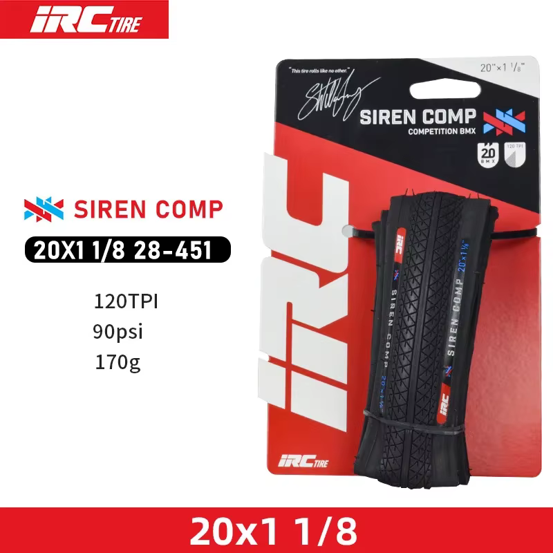 IRC japon Original SIREN COMP BMX vélo pliable pneu 406/451 petite roue vélo pneu 20x1 1/8 20x1 3/8 