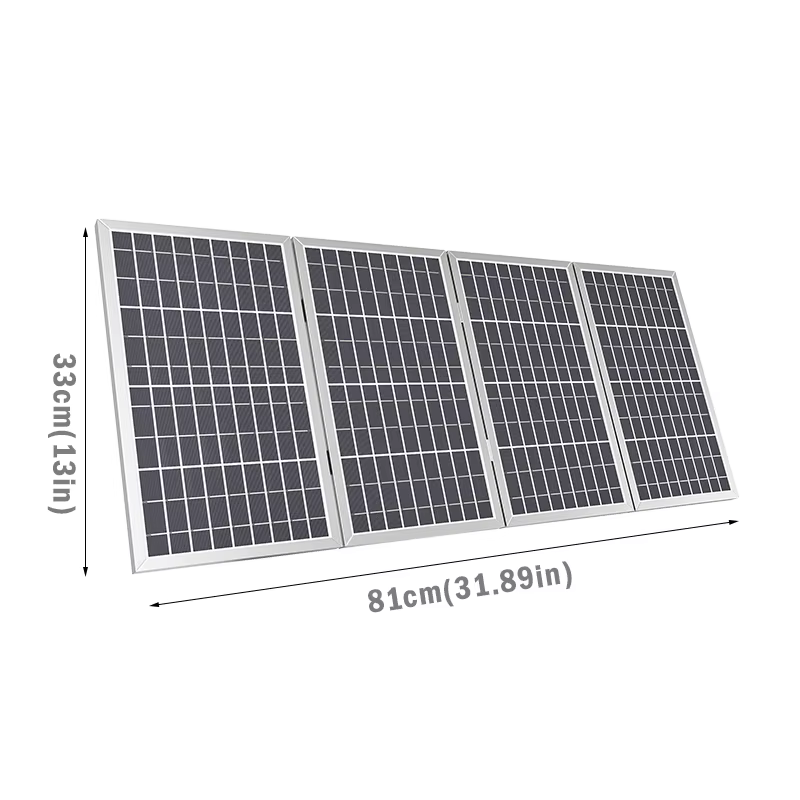 Panneau solaire pliable 800W, cadre durable, portable, conception de plaque solaire 18V pour les act