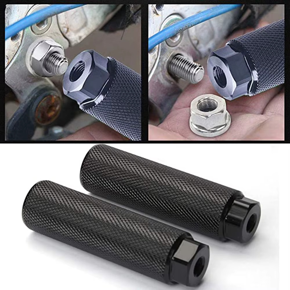 Repose-pieds de vélo antidérapants en alliage d'aluminium, chevilles de vélo BMX pour VTT, chevilles